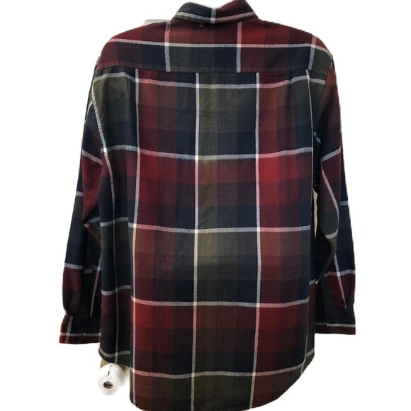 Vintage David Taylor Men's Plaid Long Sleeve Casual Button Up Collared Shirt XL - Picture 3 of 8